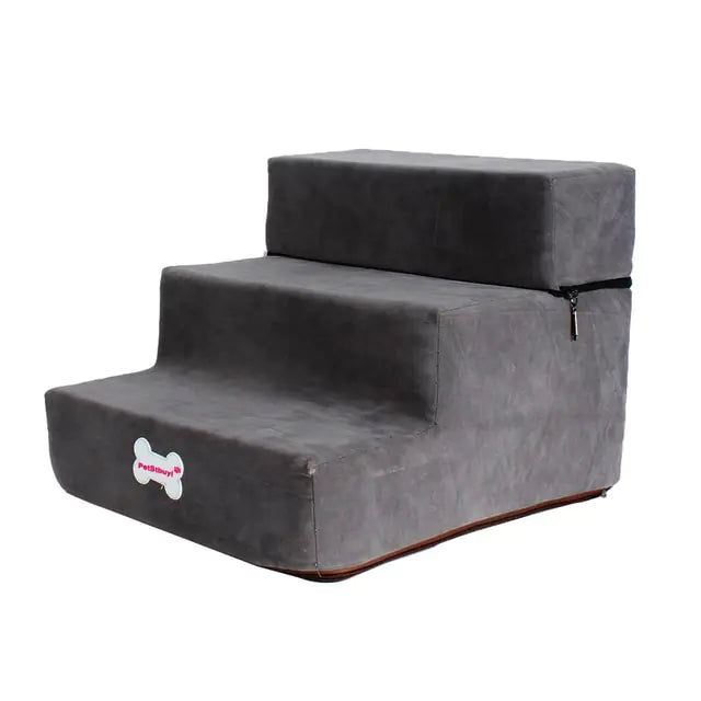 Foldable Dog Stairs — Anti-Slip, Joint-Friendly Bed Access