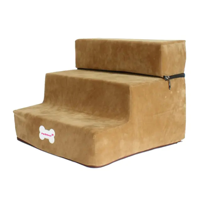 Foldable Dog Stairs — Anti-Slip, Joint-Friendly Bed Access