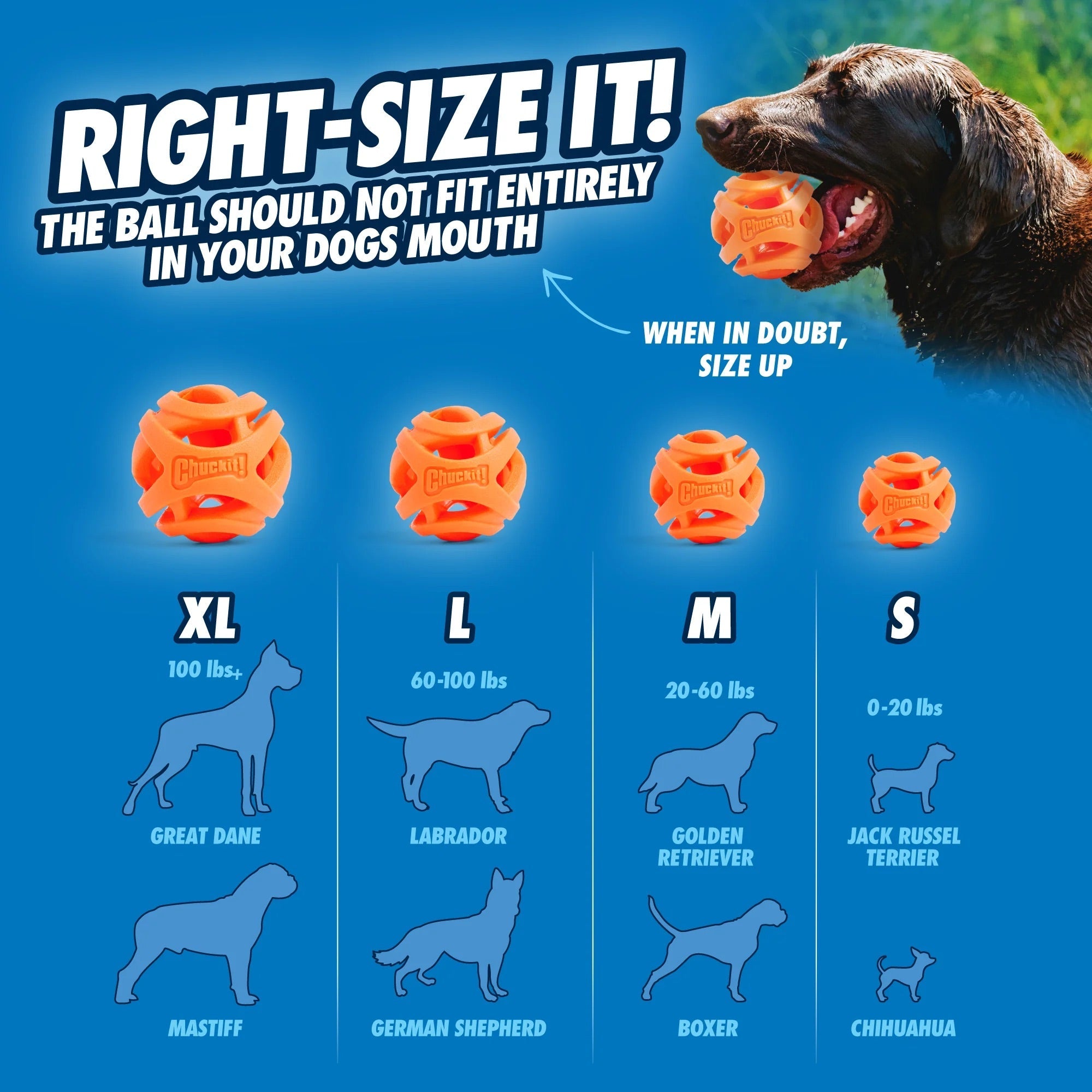 Chuckit! Breathe-Easy Fetch Ball — Run Farther, Breathe Easier