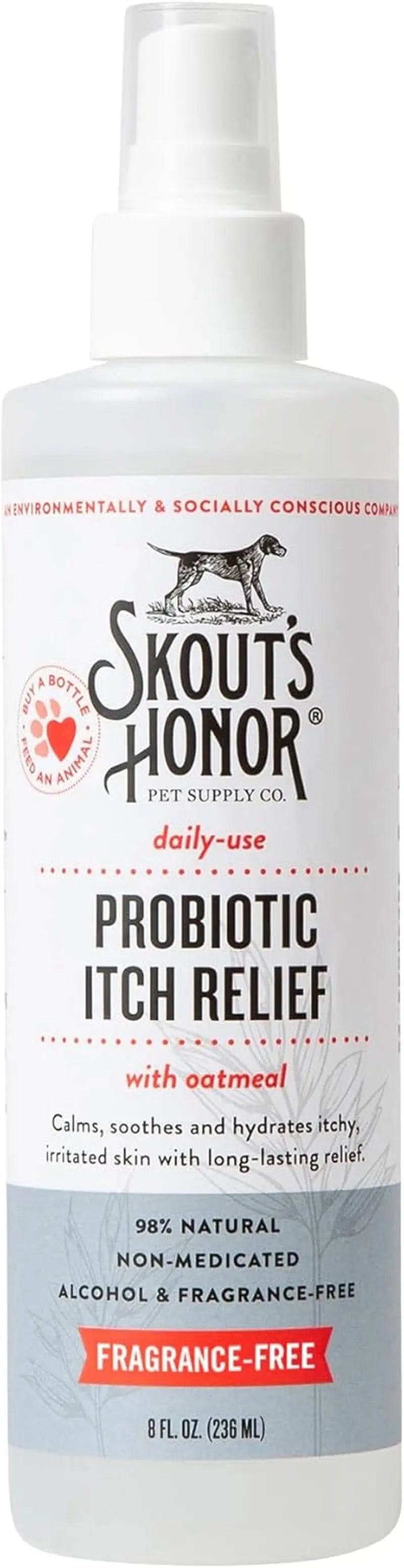 Probiotic Itch Relief Spray — Natural Aloe + Avocado for Sensitive Skin