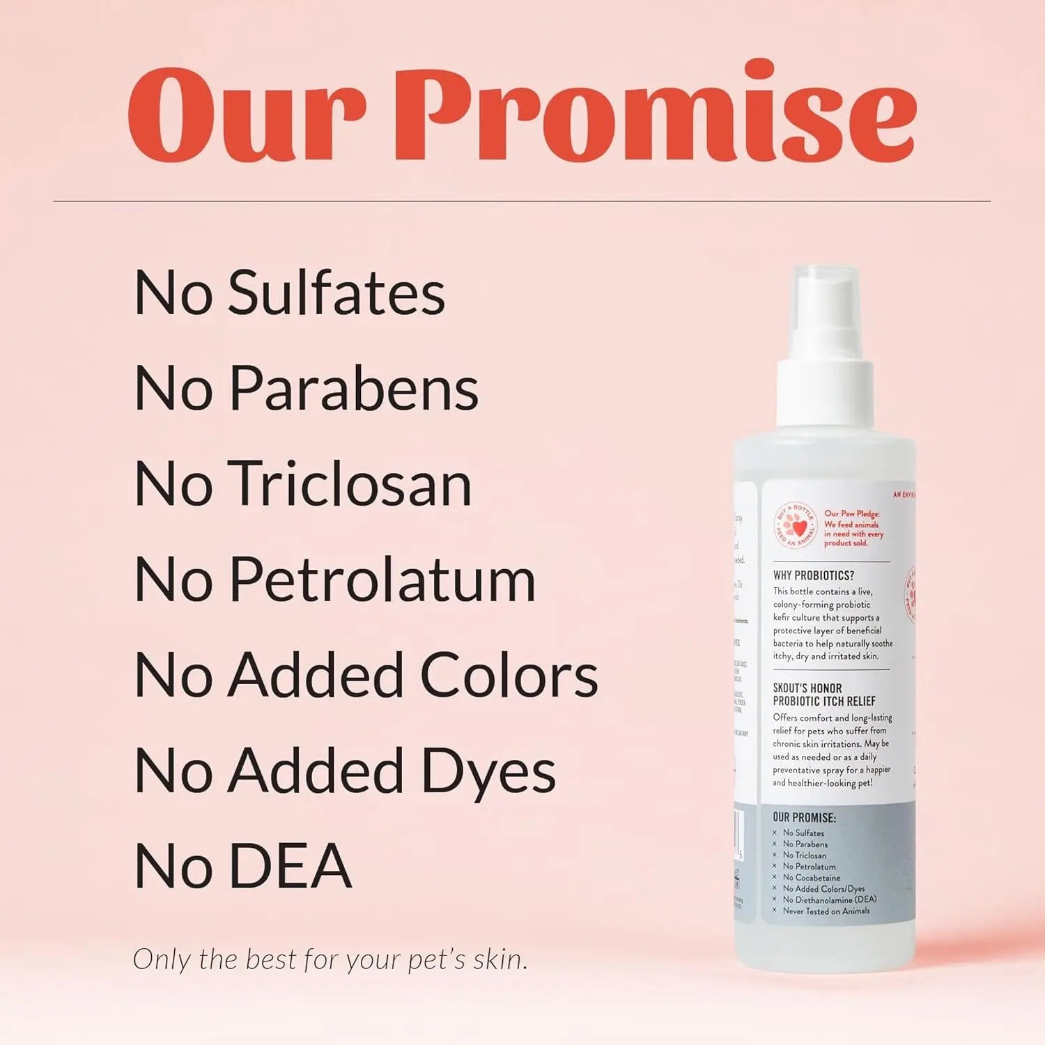 Probiotic Itch Relief Spray — Natural Aloe + Avocado for Sensitive Skin