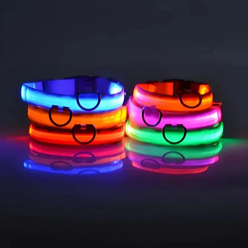 LED Safety Collar — Night-Walk Visibility for Every Pace