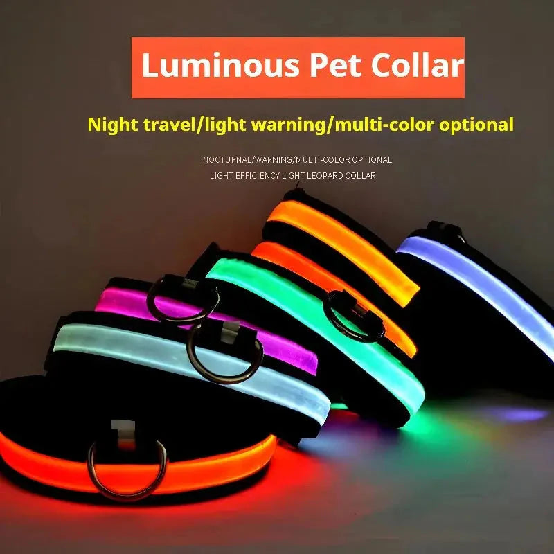 LED Safety Collar — Night-Walk Visibility for Every Pace