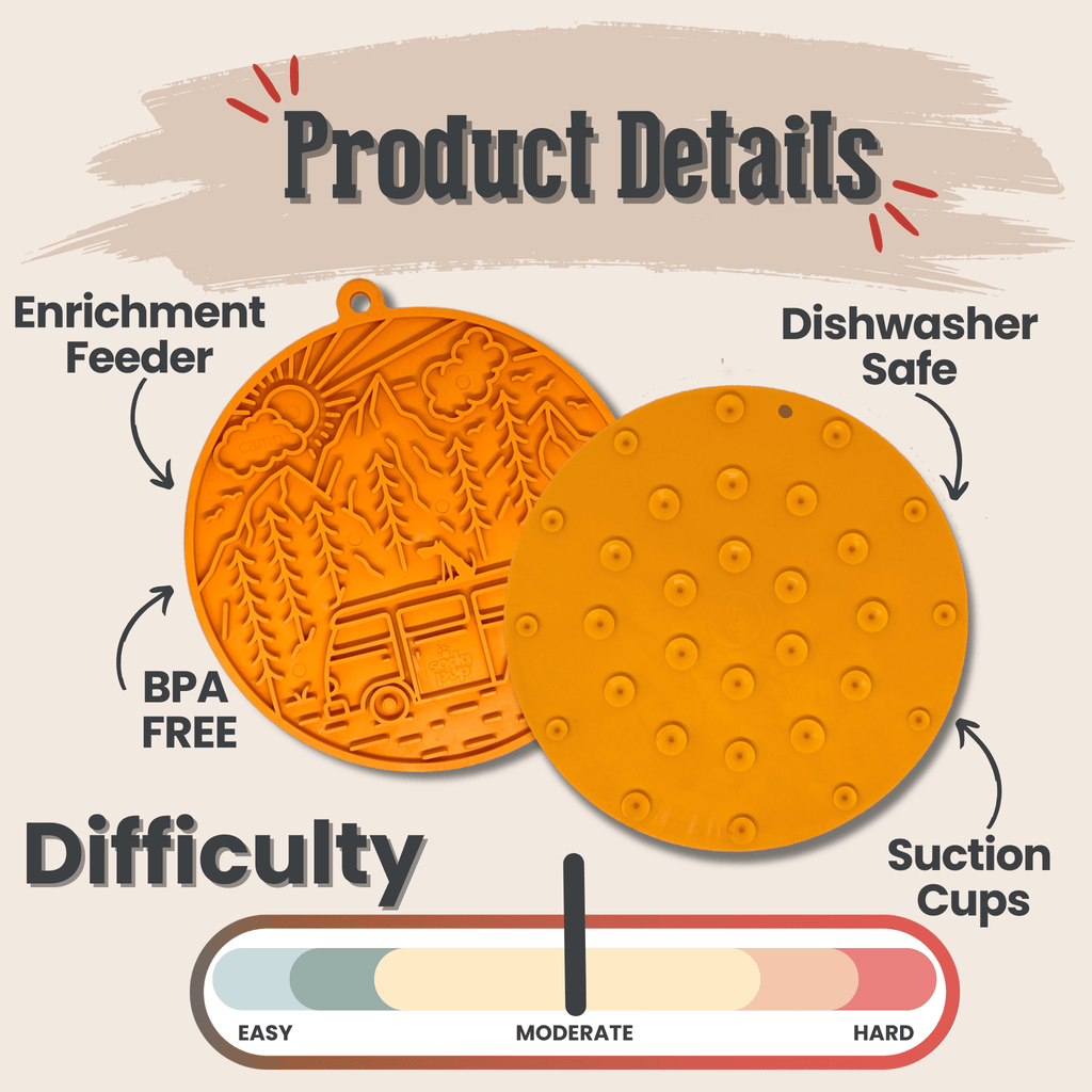 Lick Mat — Calm Spa Moments, Suction-Cup Steady