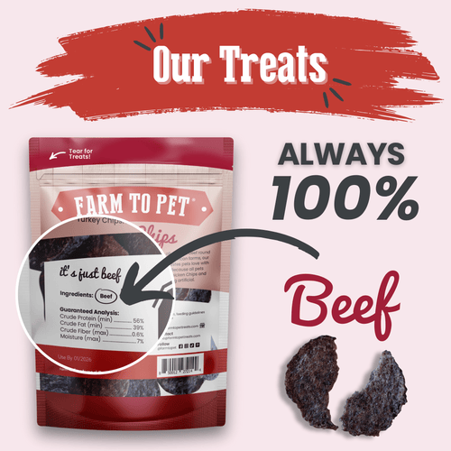 Beef Chips — One-Ingredient Dog Treats (Made in USA)