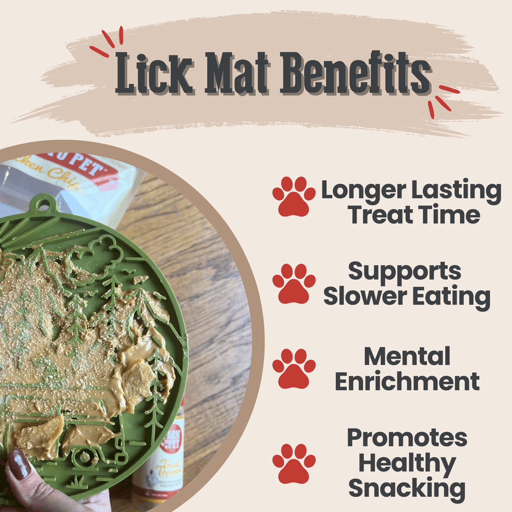 Lick Mat — Calm Spa Moments, Suction-Cup Steady