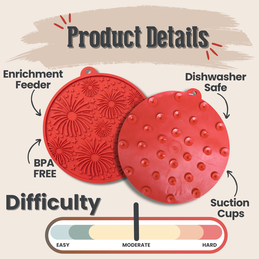 Lick Mat — Calm Spa Moments, Suction-Cup Steady
