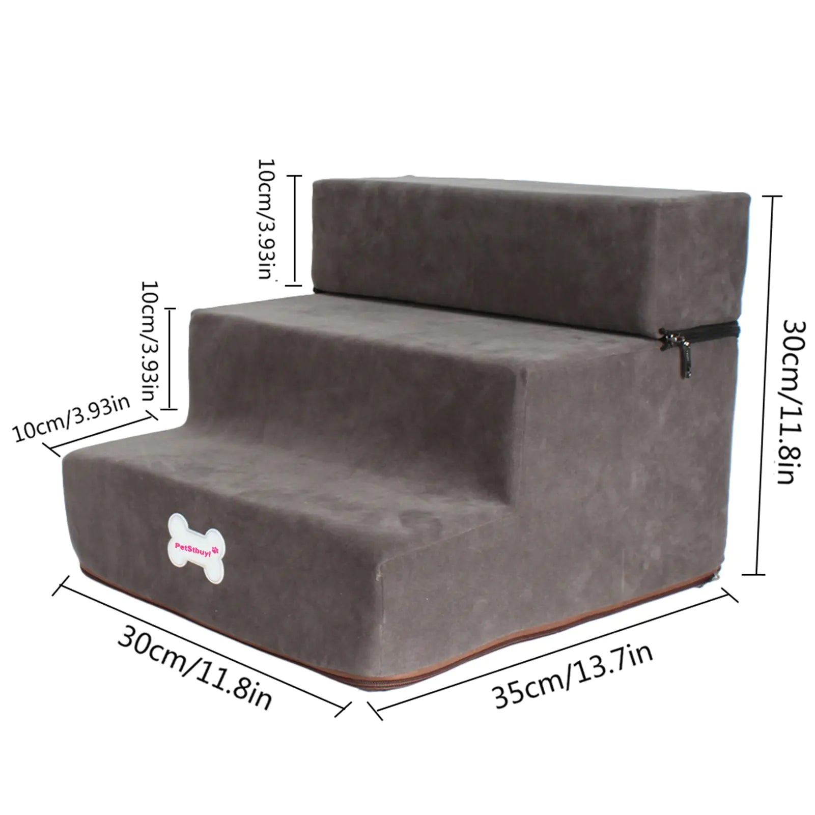 Foldable Dog Stairs — Anti-Slip, Joint-Friendly Bed Access