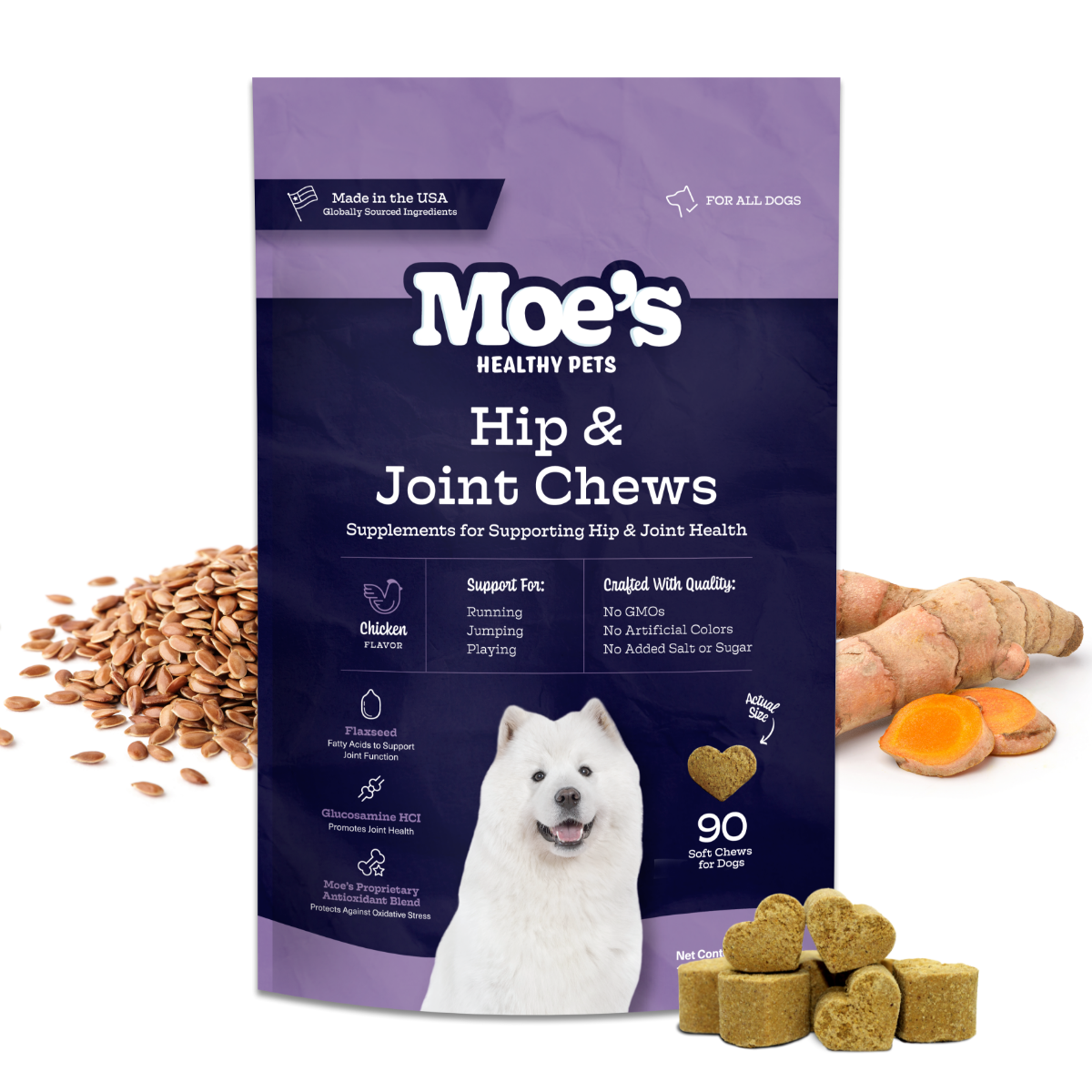 Hip & Joint Chews — Glucosamine + MSM Daily Support