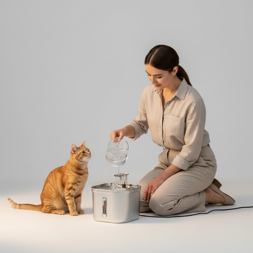 Circulating Water Fountain — Always Fresh, Always Flowing