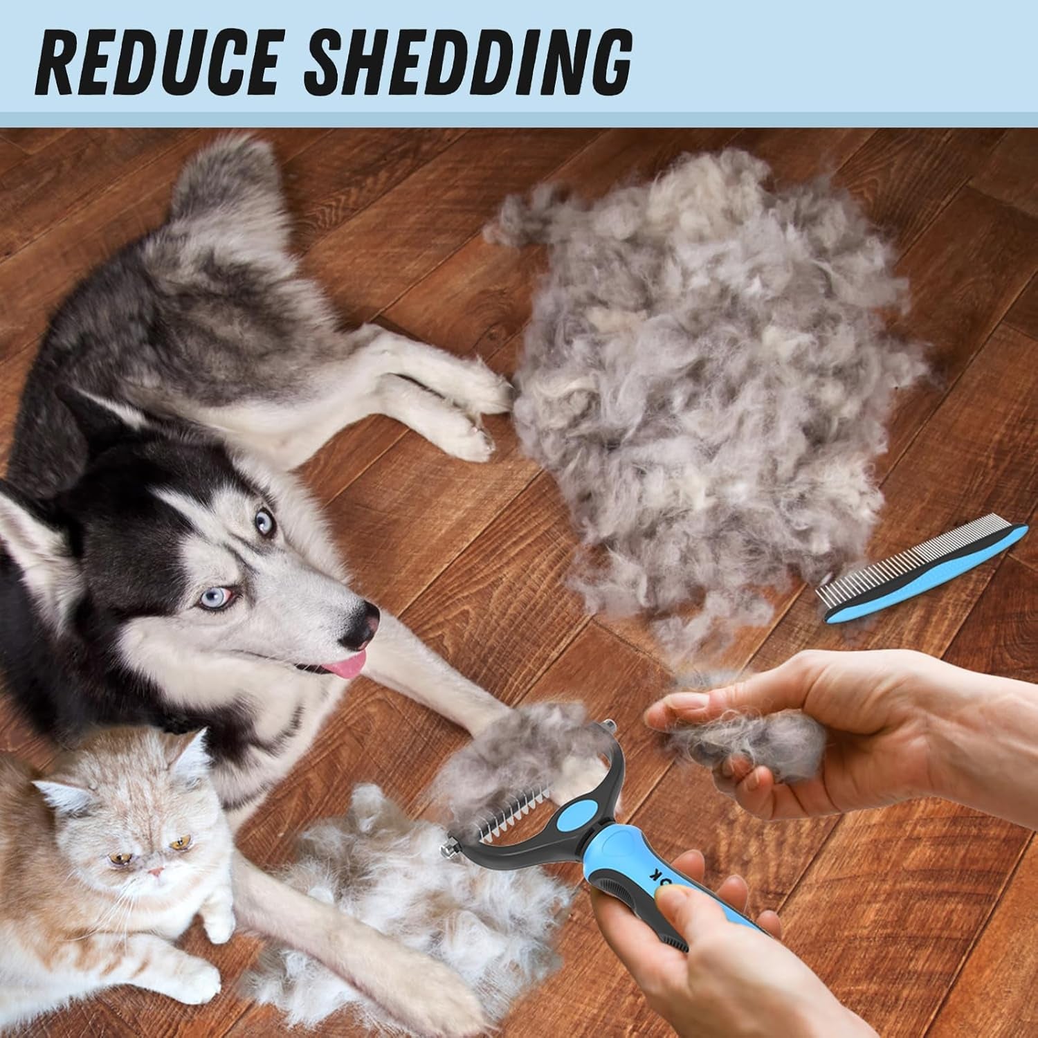 Deshedding Brush — Less Fur Everywhere