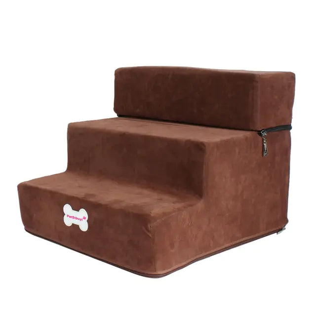 Foldable Dog Stairs — Anti-Slip, Joint-Friendly Bed Access
