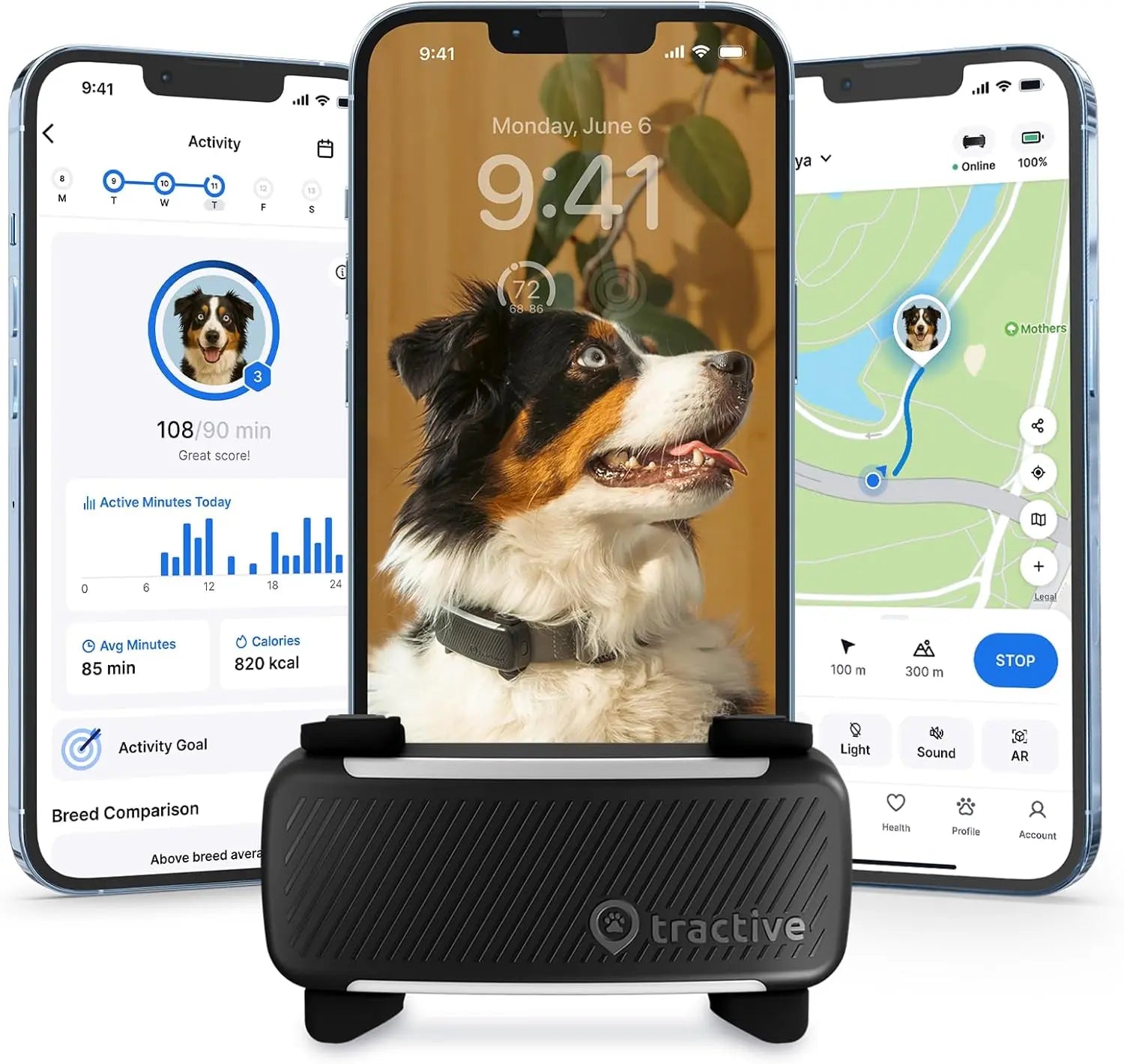 Smart GPS Dog Tracker — Real-Time Location & Safe-Zone Alerts (Waterproof)