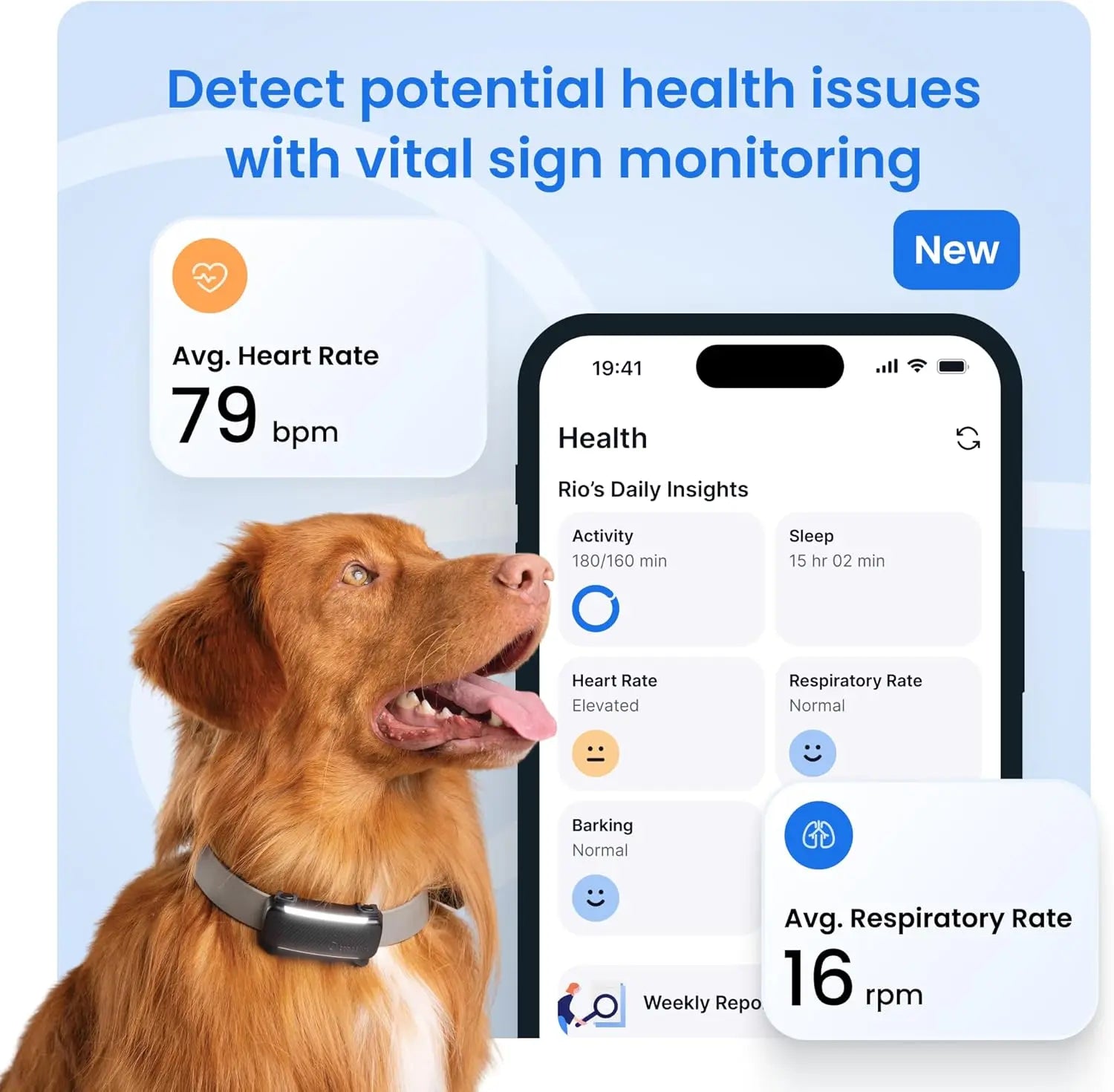 Smart GPS Dog Tracker — Real-Time Location & Safe-Zone Alerts (Waterproof)
