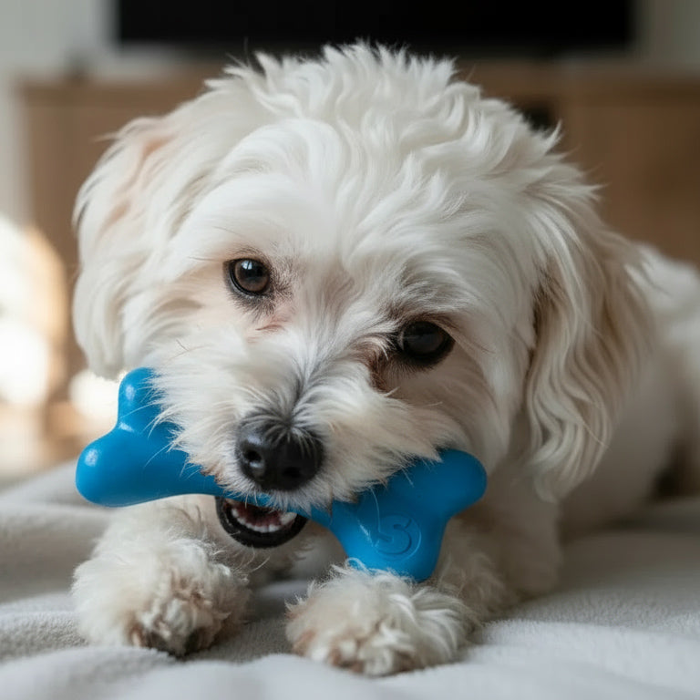 PUP-X Rubber Bone — Durable, Floats, Made in USA