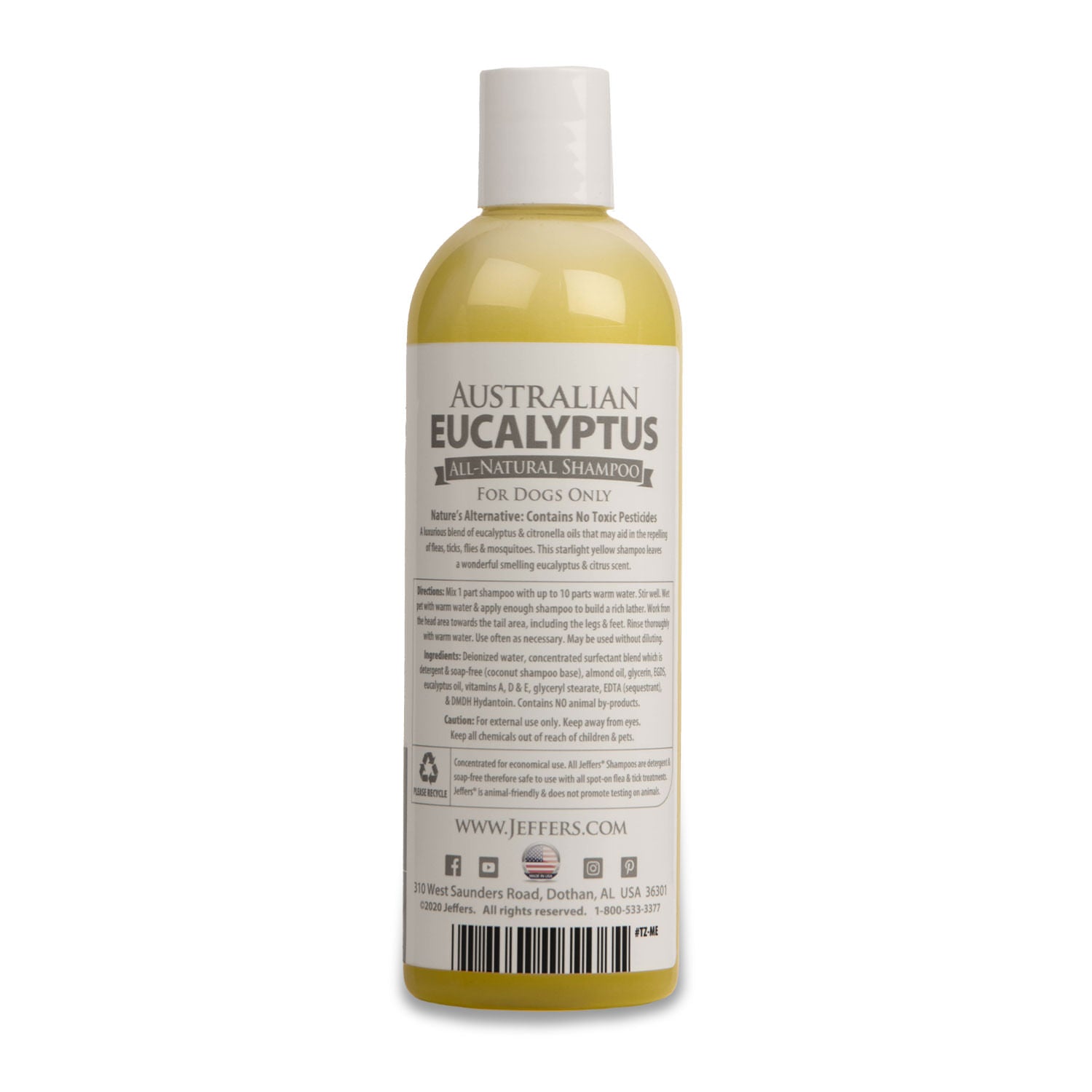 Eucalyptus Shampoo — All-Natural, Helps Repel Pests